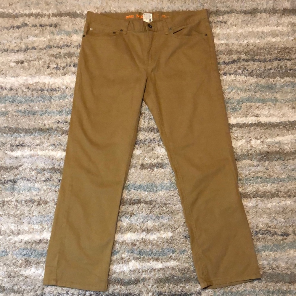 Men’s Urban Pipeline, tan jeans 36x30